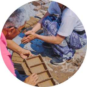 วิธีทำอิฐมอญ 