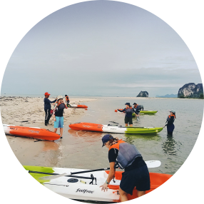 ทำกิจกรรมสร้างระบบนิเวศของวิสาหกิจชุมชน