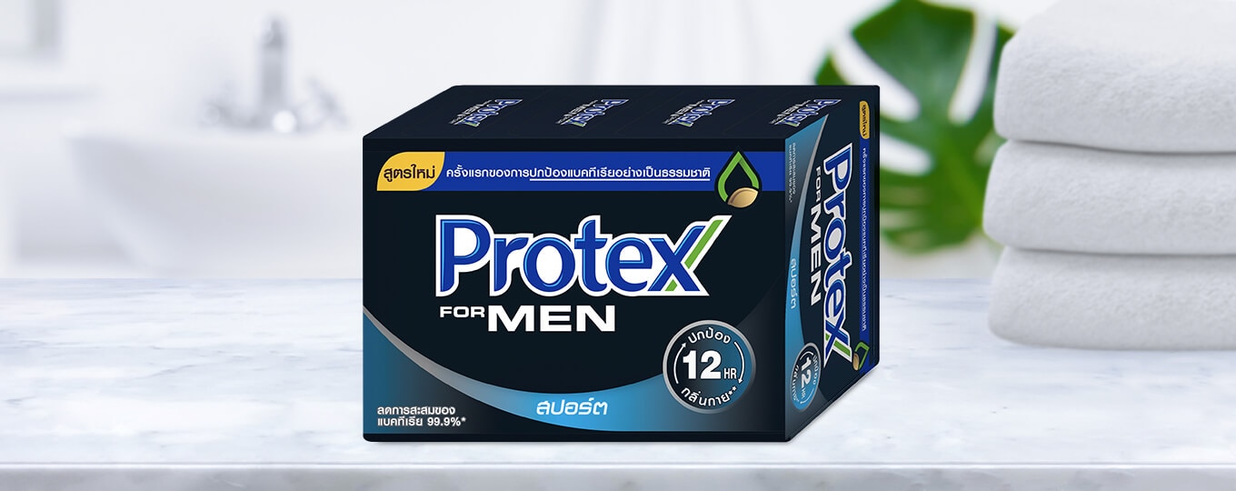 สบู่ก้อนโพรเทคส์ สูตร ฟอร์เมน สปอร์ต