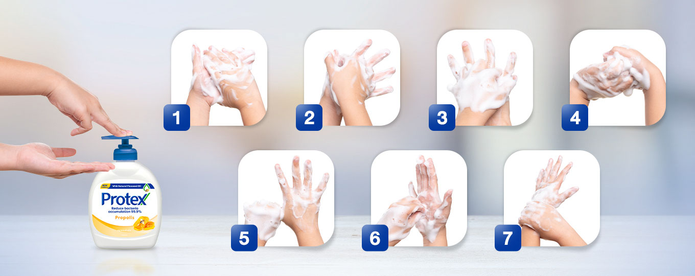 วิธีล้างมือ 7 ขั้นตอน ให้มือสะอาดหมดจด ลดการสะสมของเชื้อแบคทีเรีย
